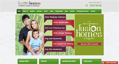 Desktop Screenshot of fusionhomesnoida.in